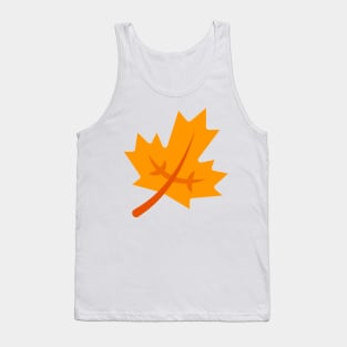 Autumn Leaf Pattern Tank Top